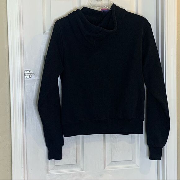 Edikted Girl Boss Academia Hoodie Black Size Medium - Picture 5 of 11